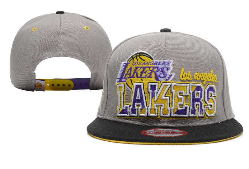 NBA Los Angeles Lakers NE Snapback Hat #126